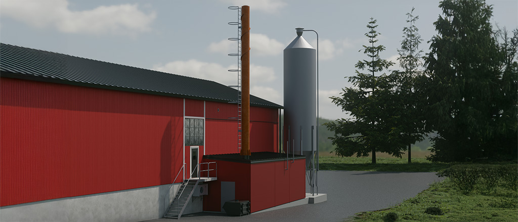 Rendering of the BioOne Energy Center at Magnusson’s site in Bro.